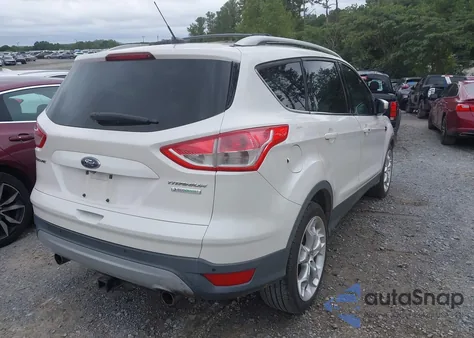 2013 Ford Escape Titanium z USA, uszkodzony, nr VIN 1FMCU0J99DUB43909